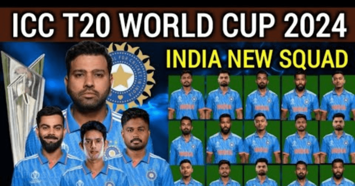 India World Cup squad- India announces 2024 ICC T20 World Cup squad